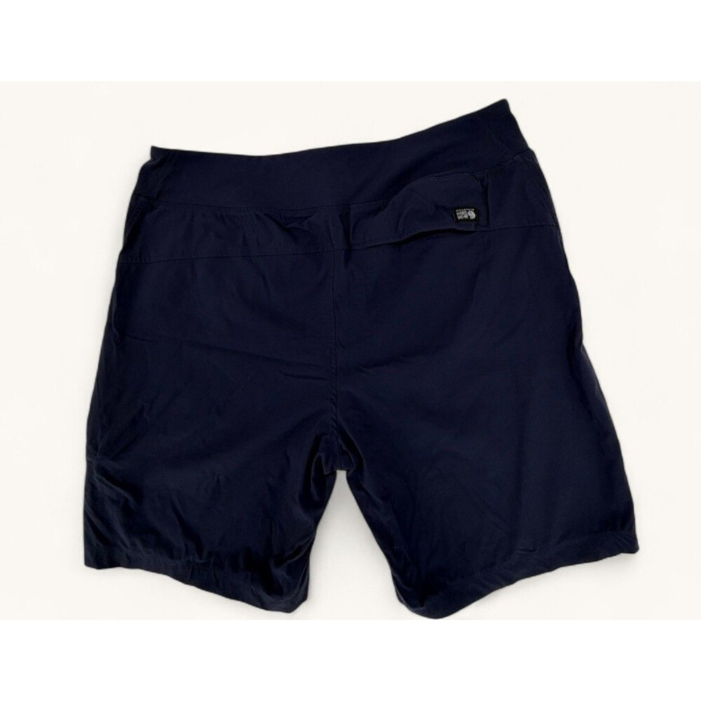 Mountain Hardwear Womens Shorts XL Navy Blue Pockets Zipper Hiking Activewear - Picture 15 of 15